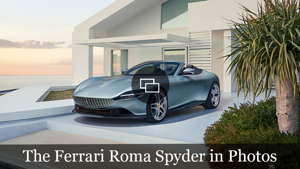 Ferrari’s New Roma Spyder Is the Marque’s First Soft-Top Convertible in Over 50 Years