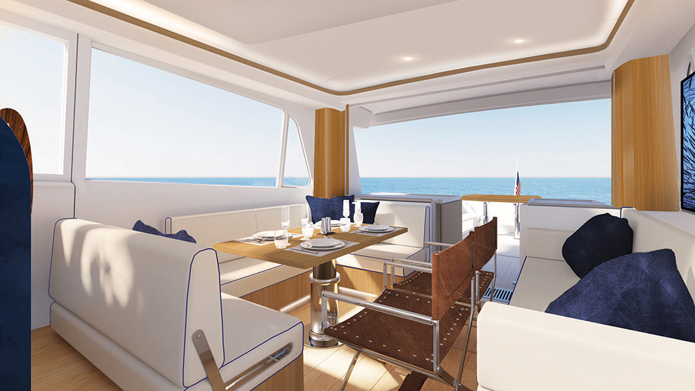This New 57-Foot Day Cruiser Has the Sophisticated Style of a Larger Superyacht