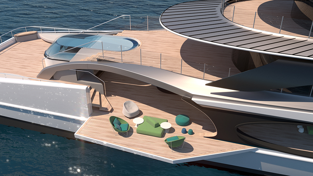 Necklace Superyacht Concept