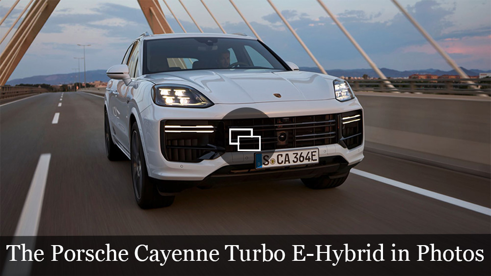 The Porsche Cayenne Turbo E-Hybrid in Photos