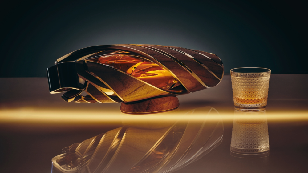 The Macallan and Bentley Unveil a $50,000 Whisky With a Wild, Twisted Bottle