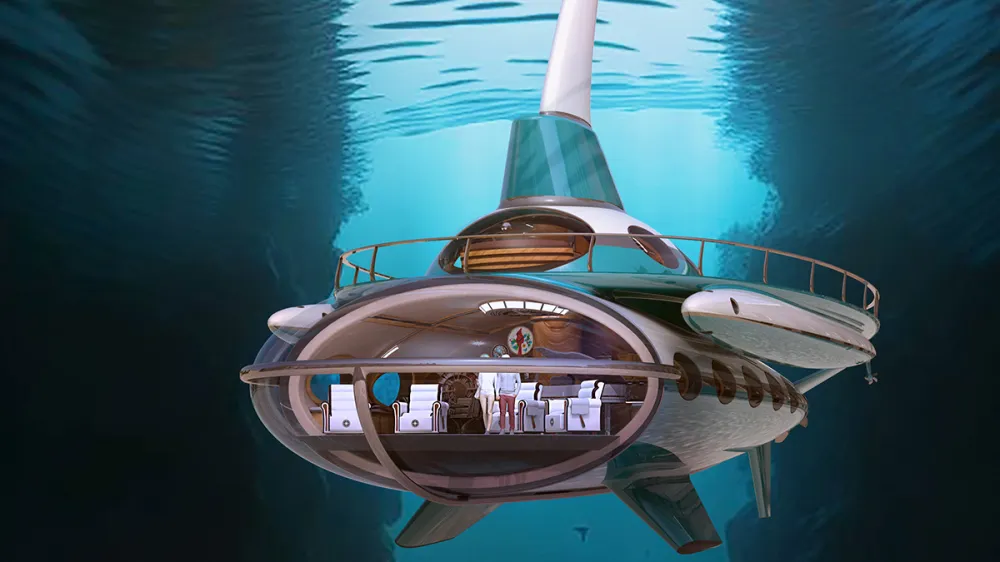 This Insane Submarine Concept Will Let You Dive 100m in Luxury