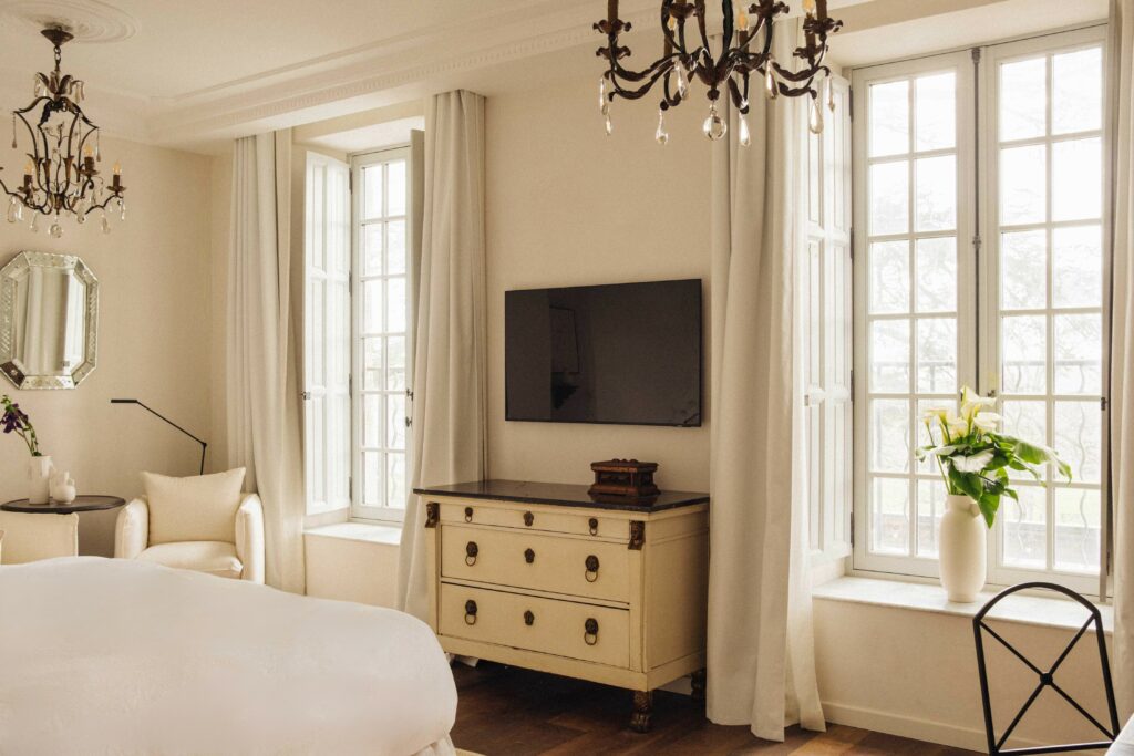 Bedroom at Domaine Le Mouflon d’Or