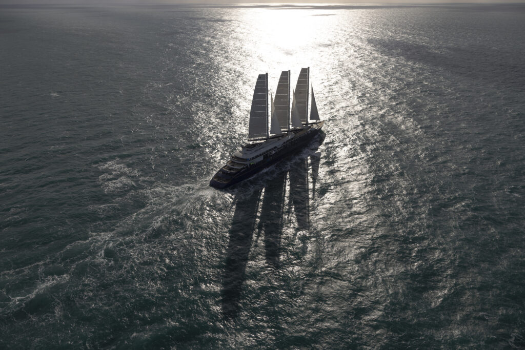 Sea trial of the OE Corinthian from Orient Express Company, off Ile d’Yeu (France), on february 14, 2026, Photo © Jean-Marie LIOT / Orient Express